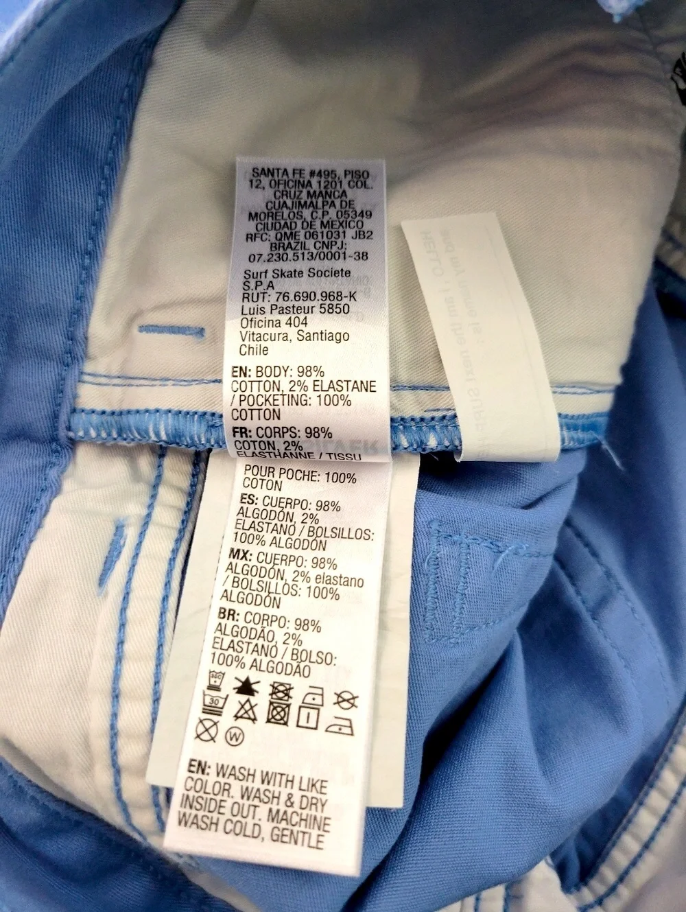 Quiksilver Light Blue Boy's Shorts Size 29